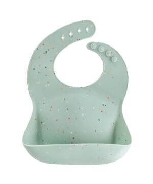 Mushie Σαλιάρα Σιλικόνης Cambridge Blue Confetti