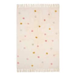 Little Dutch Χαλί δωματίου Dot mixed Pink με υπόστρωμα latex