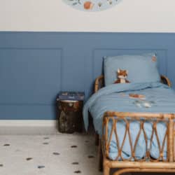 Little Dutch Χαλί δωματίου Dot mixed Blue με υπόστρωμα latex - Image 3