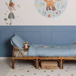 Little Dutch Χαλί δωματίου Dot mixed Blue με υπόστρωμα latex - Image 4