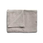 Mushie Κουβέρτα Πλεκτή Μωρό Blanket Textured Dots Off White Melange