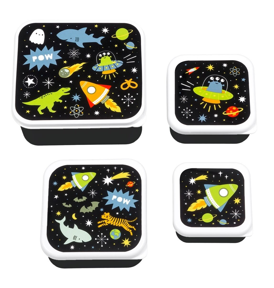 A little lovely company1 A Little Lovely Company Δοχείο φαγητού Lunch box - Galaxy - Image 1