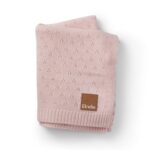 Elodie Βρεφική Κουβέρτα Pointelle Ακρυλική Misty Pink