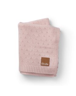 Elodie Βρεφική Κουβέρτα Pointelle Ακρυλική Misty Pink