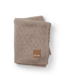 Elodie Βρεφική Κουβέρτα Pointelle Ακρυλική Taupe