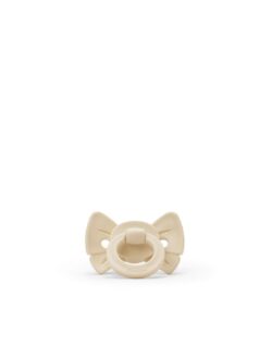 Elodie Βρεφική Πιπίλα Σιλικόνης Binky Bow Oat White +3M