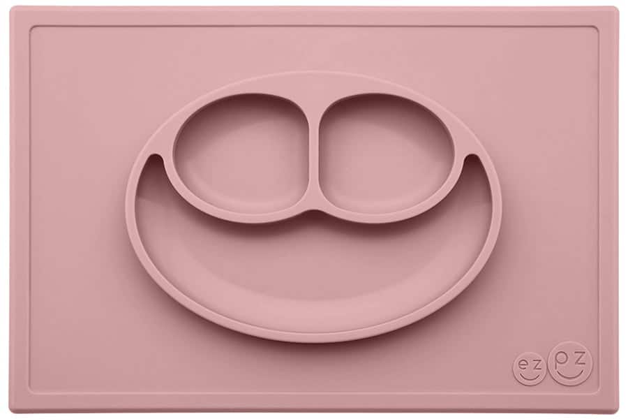 Ezpz1 Ezpz Εκπαιδευτικό πιάτο 24+ μηνών Happy Mat - Blush - Image 1