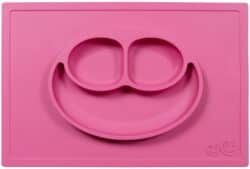 Ezpz Εκπαιδευτικό πιάτο 24+ μηνών Happy Mat - Pink