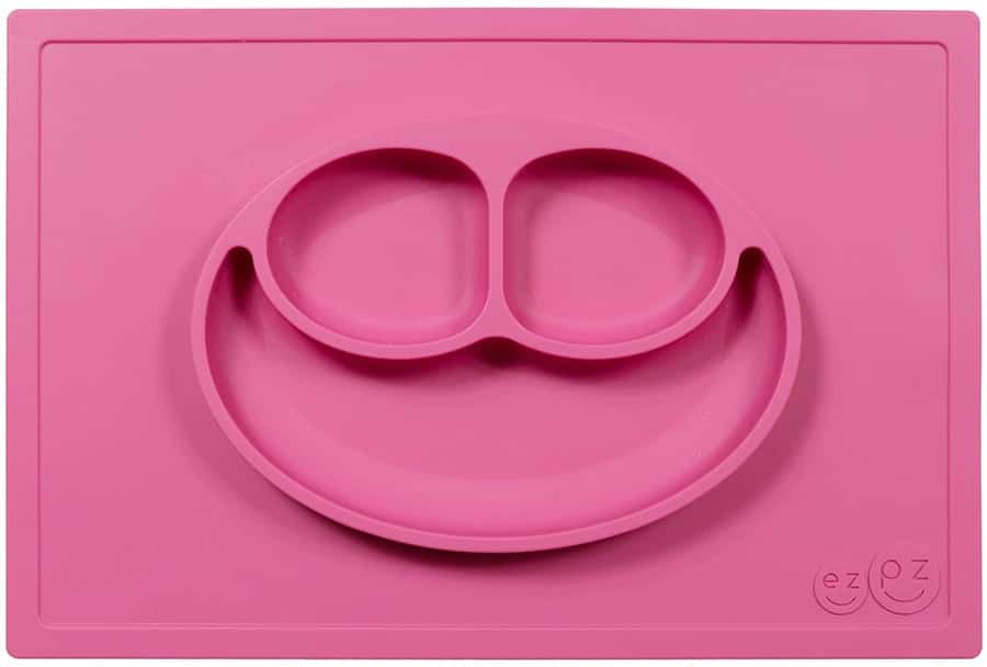 Ezpz1 Ezpz Εκπαιδευτικό πιάτο 24+ μηνών Happy Mat - Pink - Image 1