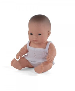 Miniland Μωρό Κούκλα Ασιάτισσα Με Εσώρουχα 21 cm