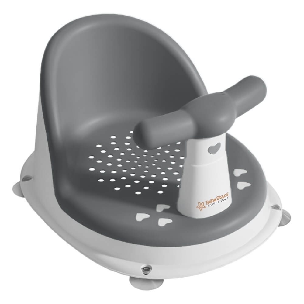 QUAX1 Bebe Stars Καθισματάκι Μπάνιου Grey 54-186 - Image 1