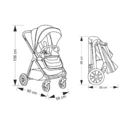Bebe Stars Καρότσι Nammas Olive 346-189 - Image 12