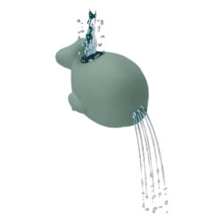 Bebe Stars Μπανιέρα Πτυσσόμενη με Θερμόμετρο Whale Olive 26-176 - Image 2