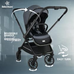 Bebe Stars Πολυκαρότσι Mirage 2σε1 Olive - Image 3