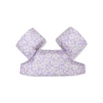 Swim Essential Μπρατσάκια με έξτρα θωρακική ενίσχυση για παιδιά με βάρος 15-30 κιλά - "Purple Flowers"