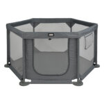 Bebe Stars Παρκοκρέβατο Πολύγωνο Cool Grey 889-186