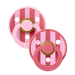 Bibs  Πιπίλες Studio 2Pack-  Baby Pink / Coral No1