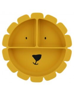 Trixie Silicone Divided Suction Plate - Mr Lion