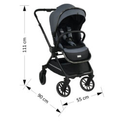 Bebe Stars Πολυκαρότσι Mirage 2σε1 Grey - Image 14