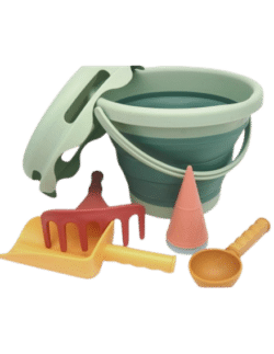 Compact Toys 7in1 Sand Toys Green Oirganic