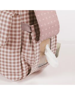 Walking Mum Τσάντα Αλλαξιέρα Backpack I love Vichy Pink - Image 8