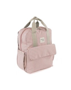 Walking Mum Τσάντα Αλλαξιέρα Backpack I love Vichy Pink - Image 2