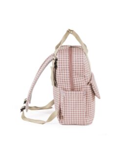 Walking Mum Τσάντα Αλλαξιέρα Backpack I love Vichy Pink - Image 3