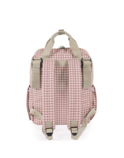 Walking Mum Τσάντα Αλλαξιέρα Backpack I love Vichy Pink - Image 4