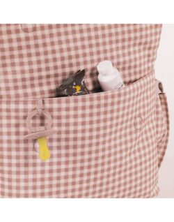 Walking Mum Τσάντα Αλλαξιέρα Backpack I love Vichy Pink - Image 6