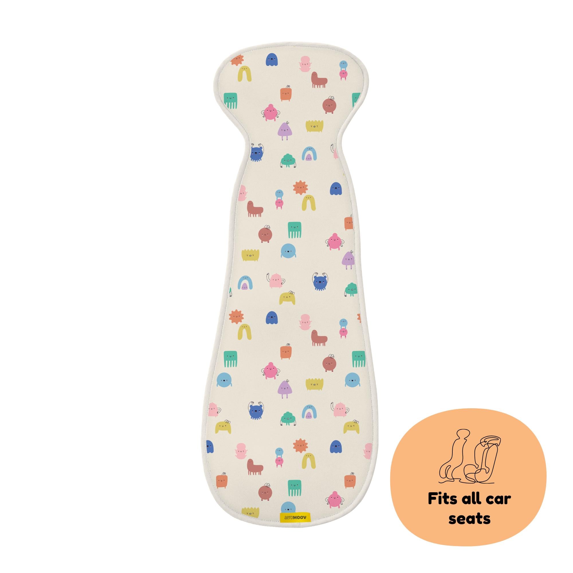 aeromoov2 Aeromoov Αντι-ιδρωτικό κάλυμμα Air Layer 15-36kg για κάθισμα αυτοκινήτου - Group 2 Funny Shapes - Image 1