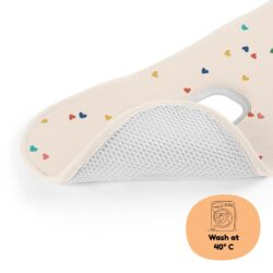 Αντι-ιδρωτικό κάλυμμα Air Layer Aeromoov 9-18kg για κάθισμα αυτοκινήτου Group 1 Confetti Hearts - Image 2