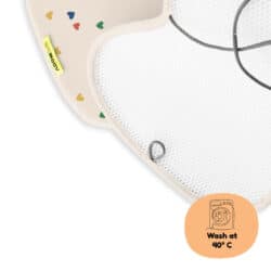 Aeromoov Αντι-ιδρωτικό κάλυμμα Air Layer 15-36kg για κάθισμα αυτοκινήτου - Group 2 Confetti Hearts - Image 3