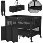 Lionelo Laura Παρκοκρέβατο 2 επιπέδων Black Carbon