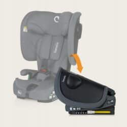 Lionelo Nelly i-Size isofix κάθισμα αυτοκινήτου 76-150cm/9-36kg Black Carbon - Image 7