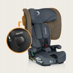 Lionelo Nelly i-Size isofix κάθισμα αυτοκινήτου 76-150cm/9-36kg Black Carbon - Image 8