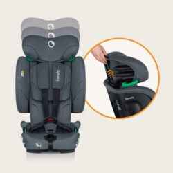 Lionelo Nelly i-Size isofix κάθισμα αυτοκινήτου 76-150cm/9-36kg Black Carbon - Image 10