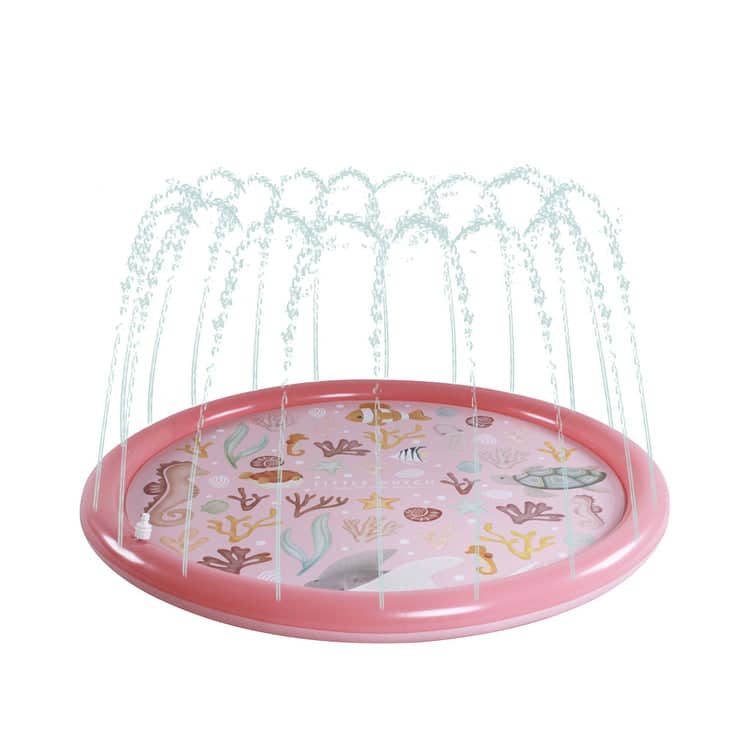 little dutch01 Little Dutch Φουσκωτό στρώμα παιχνιδιού Sprinkler Ocean Dreams Ροζ 150 εκ. - Image 1