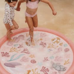 Little Dutch Φουσκωτό στρώμα παιχνιδιού Sprinkler Ocean Dreams Ροζ 150 εκ. - Image 5