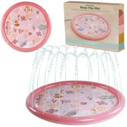 Little Dutch Φουσκωτό στρώμα παιχνιδιού Sprinkler Ocean Dreams Ροζ 150 εκ. - Image 9
