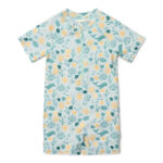 Little Dutch Ολόσωμο κοντομάνικο μαγιό Seashells Multi-colour 1-2 ετών