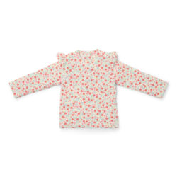 Little Dutch Μπλουζάκι μακρυμάνικο με προστασία UV Sunny Flowers Multi-colour 6-12 μηνών