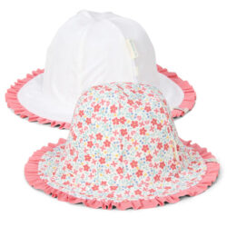 Little Dutch Παιδικό καπέλο ήλιου διπλής όψης Sunny Flowers Multi-colour  Νο3 2-4 ετών - Image 2