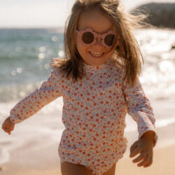 Little Dutch Μπλουζάκι μακρυμάνικο με προστασία UV Sunny Flowers Multi-colour 6-12 μηνών - Image 4