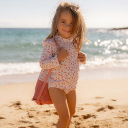 Little Dutch Μπλουζάκι μακρυμάνικο με προστασία UV Sunny Flowers Multi-colour 6-12 μηνών - Image 3