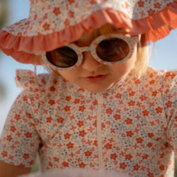 Little Dutch Παιδικό καπέλο ήλιου διπλής όψης Sunny Flowers Multi-colour  Νο3 2-4 ετών - Image 5