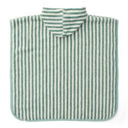Little Dutch Παιδικό πόντσο Seashells and Stripes Surf Blue - Image 2