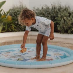 Little Dutch Φουσκωτό στρώμα παιχνιδιού Sprinkler Ocean Dreams Μπλε 150 εκ. - Image 3