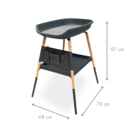 Bo Jungle Αλλαξιέρα με θήκες και αποθηκευτικό χώρο Balneo Grey - Image 4