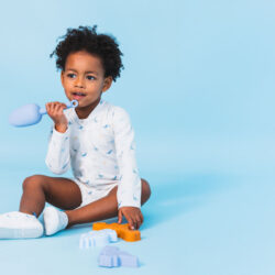 Swim Essentials Ολόσωμο μαγιό με προστασία UPF50+ και μακριά μανίκια "Dino" 6-12 Μηνών - Image 5