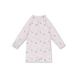 Swim Essentials Ολόσωμο μαγιό με προστασία UPF50+ και μακριά μανίκια "Dino" 6-12 Μηνών
